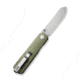 CIVIVI Sendy Folding Knife, 2.83 in, Carbon Steel, G-10, Milled Green/Red, C21004B1