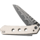 CIVIVI Knife Vision Fg 3" Ivory Damascus Blade Clam Pack, C22036DS1CP