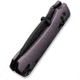 Civivi Knives Baby Banter 2 2.34: Folding Drop Point Plain Black Stonewashed Nitro-V Steel Blade, Purple Textured Aluminum Handle,C23074-2