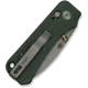 Civivi Knives Baby Banter 2 2.34 Folding Drop Point Plain Gray Stonewashed Nitro-V Steel Blade, Green Textured Canvas Micarta Handle,C23074-3