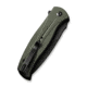 Civivi Knives Incindie 3.48 Folding Spear Point Plain Black Stonewashed 14C28N Steel Blade, OD Green Textured G10 Handle,C23053-2