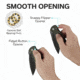 Civivi Knives Incindie 3.48 Folding Spear Point Plain Black Stonewashed 14C28N Steel Blade, OD Green Textured G10 Handle,C23053-2