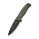 Civivi Knives Incindie 3.48 Folding Spear Point Plain Black Stonewashed 14C28N Steel Blade, OD Green Textured G10 Handle,C23053-2