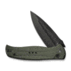 Civivi Knives Incindie 3.48 Folding Spear Point Plain Black Stonewashed 14C28N Steel Blade, OD Green Textured G10 Handle,C23053-2