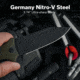 Civivi Knives Neurohaptic EDC 3.74 Folding Clip Point Plain Black Stonewashed Nitro-V Steel Blade, OD Green Textured G10 Handle,C23080-3