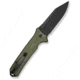 Civivi Knives Neurohaptic EDC 3.74 Folding Clip Point Plain Black Stonewashed Nitro-V Steel Blade, OD Green Textured G10 Handle,C23080-3