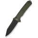 Civivi Knives Neurohaptic EDC 3.74 Folding Clip Point Plain Black Stonewashed Nitro-V Steel Blade, OD Green Textured G10 Handle,C23080-3