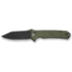 Civivi Knives Neurohaptic EDC 3.74 Folding Clip Point Plain Black Stonewashed Nitro-V Steel Blade, OD Green Textured G10 Handle,C23080-3