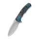 CIVIVI Mini Praxis Flipper Knife Arctic Storm Fat Carbon Fiber Handle - C18026CB-1