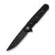 Navo Flipper Knife Black G10 Handle (3.25&quot; Black Stonewashed Nitro-V Blade)