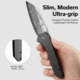 CIVIVI Nugz Flipper &amp; Thumb Hole Knife - C23060-DS1