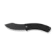 CIVIVI Outlaw Muk Flipper &amp; Button Lock Knife Black G10 Handle 3.47inch Black Stonewashed 14c28n Blade