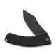 CIVIVI Outlaw Muk Flipper &amp; Button Lock Knife Black G10 Handle 3.47inch Black Stonewashed 14c28n Blade