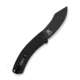 CIVIVI Outlaw Muk Flipper &amp; Button Lock Knife Black G10 Handle 3.47inch Black Stonewashed 14c28n Blade