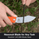 CIVIVI Outlaw Muk Flipper &amp; Button Lock Knife Orange G10 Handle 3.47inch Stonewashed 14c28n Blade