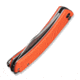 CIVIVI Outlaw Muk Flipper &amp; Button Lock Knife Orange G10 Handle 3.47inch Stonewashed 14c28n Blade