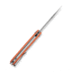 CIVIVI Outlaw Muk Flipper &amp; Button Lock Knife Orange G10 Handle 3.47inch Stonewashed 14c28n Blade