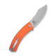 CIVIVI Outlaw Muk Flipper &amp; Button Lock Knife Orange G10 Handle 3.47inch Stonewashed 14c28n Blade