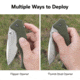 CIVIVI Photonix Flipper &amp; Thumb Stud Knife Od Green Coarse G10 Handle 3.7inch Satin Finished 14c28n Blade C23081b-2 - C23081B-2