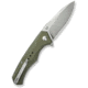 CIVIVI Photonix Flipper &amp; Thumb Stud Knife Od Green Coarse G10 Handle 3.7inch Satin Finished 14c28n Blade C23081b-2 - C23081B-2