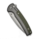 CIVIVI Sentinel Strike Ii Flipper &amp; Thumb Stud &amp; Button Lock Knife Gray Aluminum Handle With Od Green Frn Integral Spacer - C22025D-2