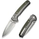 CIVIVI Sentinel Strike II Folding Knife, 3.7in, Nitro-V Steel, Drop Point Blade, Gray Aluminum Handle, C22025D-2
