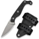 CIVIVI SOKN 2.82in Fixed Blade Knife, Black G10 Handle, Stonewash Nitro-V Blade, Kydex Sheath, C22027-1