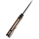 CIVIVI Triptych Flipper &amp; Thumb Stud &amp; Button Lock Knife Guibourtia Wood Handle 2.97inch Black Stonewashed 14c28n Blade - C23085B-3