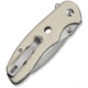 CIVIVI Triptych Flipper &amp; Thumb Stud &amp; Button Lock Knife Ivory G10 Handle 2.97inch Satin Finished 14c28n Blade - C23085B-2