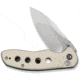 CIVIVI Triptych Flipper &amp; Thumb Stud &amp; Button Lock Knife Ivory G10 Handle 2.97inch Satin Finished 14c28n Blade - C23085B-2