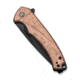 CIVIVI Voidflare Folding Knife, 2.92 in, 14C28N, Drop Point Blade, Copper G10/Copper Foil Handle, C24040-3