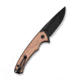 CIVIVI Voidflare Flipper Knife G10 With Copper Foil Handle 2.92inch Black Stonewashed 14c28n Blade