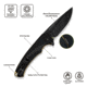CIVIVI Voidflare Tactical Folding Knife - Model C24040-1 - Lightweight 14c28n Steel Blade With G10 Handle