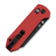 CIVIVI Yonder Thumb Stud &amp; Crossbar Lock Knife Red G10 Handle 2.88inch Black Stonewashed 14c28n Blade