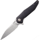 CJRB Agave Linerlock Black G10 Folding Knife, 3.75 stonewash finish D2 tool steel blade, Black G10 handle, J1911-BKC