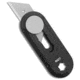 Cjrb CJRB Breeze Manual Utility OTF Knife Black Steel 0.8" Satin, Black, Carbon Steel, adult, BHQ-203082
