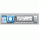 Clarion Bluetooth AM/FM/USB/MP3/WMA Receiver, Gray/Blue CLAR-M505