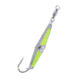 Clarkspoon Spoon Squid #0 with Ball Bearing Swivel, Silver/Chartreuse Flash, Size 3, 0BB-CF