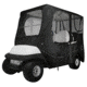 Classic Accessories Fairway Golf Cart Deluxe Enclosure, Long Roof, Black 4010558