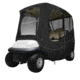 Classic Accessories Fairway Golf Cart Deluxe Enclosure, Short Roof, Black 4010562