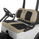 Classic Accessories Fairway Golf Cart Neoprene Bench Seat Cover, Black/Khaki 4010576