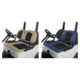 Classic Accessories Fairway Golf Cart Neoprene Bench Seat Cover, Black/Khaki, Black/Navy