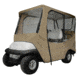 Classic Accessories Fairway Travel Golf Cart Long Roof Enclosure, Khaki 4010580