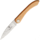 Claude Dozorme Capcucin Folder Juniper Folding Knife,3.75in,Stainless Steel,Standard Edge,Juniper Wood Handle CLD19415147