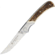 Claude Dozorme EOK Hunting Linerlock Stag Folding Knife, 4.25in Satin 14C28N Sandvik SS Clip Point Blade, Stag Handle, SS Bolster, Thumb Stud, Dozorme Adjustment Wrench In Bolster To Retighten Axis, Gift Boxed., 1.15.140.79