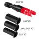 Clean-Shot Contender Universal Lighted Nocks, Red, S Nock, 85-1084