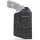 Clip &amp; Carry IWB Kydex Holster for the Ruger SP101 3in Barrel, Carbon Fiber Black, Left-Handed, RU-SP101-3-CF-BLK-L