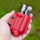 Clip &amp; Carry Kydex Sheath for the Gerber Center-Drive, Carbon Fiber Red, GCDRIVE-CF-RED