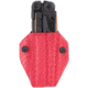 Clip &amp; Carry Kydex Sheath for the Leatherman MUT, Carbon Fiber Red, LMUT-CF-RED