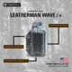 Clip &amp; Carry Kydex Sheath for the Leatherman Wave / Wave+, Carbon Fiber Black, LWAVE-CF-BLK